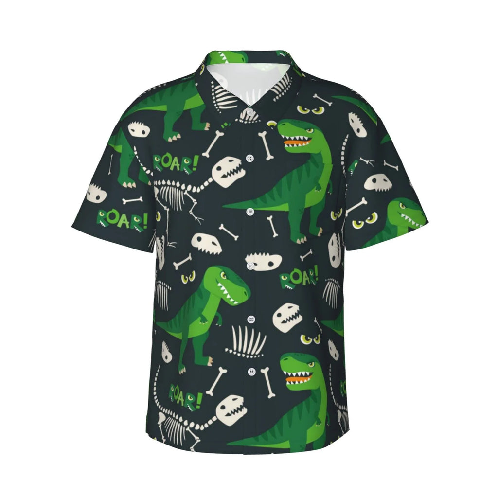 Hawaiian Shirt Men Casual Button Down Short Sleeve Z663144