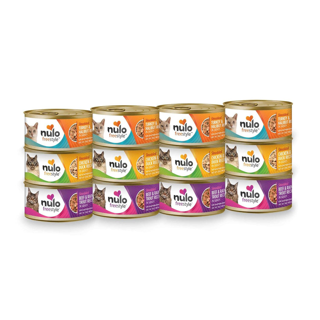 Shredded Turkey & Halibut Canned Cat Food G403927