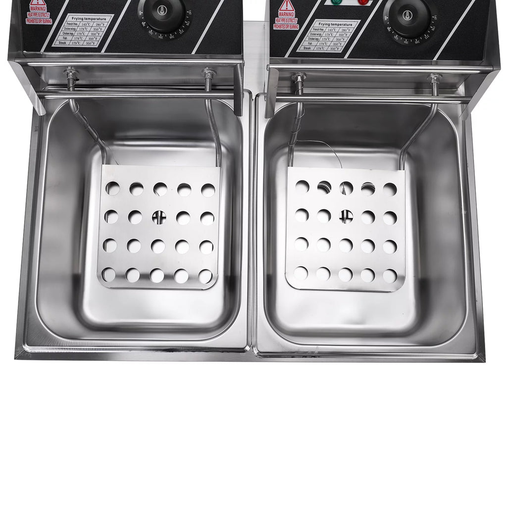5000W 12L Stainless Steel Electric Fryer L493