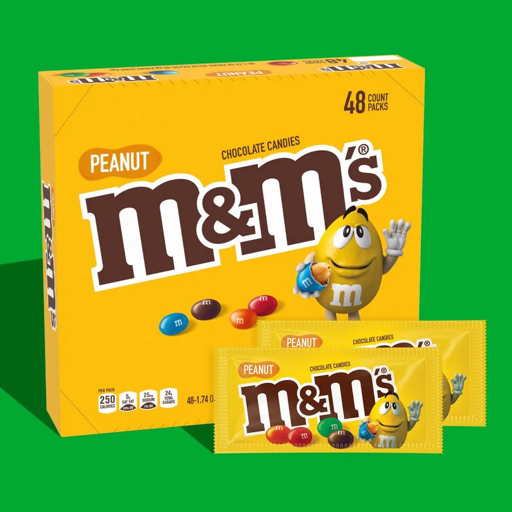 Peanut Milk Chocolate Candy 1.74 oz 48 ct G223866