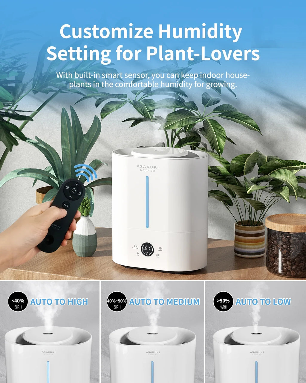 4L Ultrasonic Cool Mist Humidifier H34910