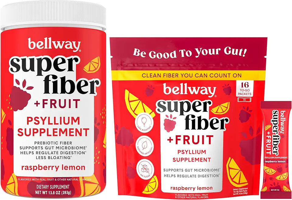 Super Fiber Powder + Fruit, Raspberry Lemon K5062