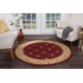 6ft Round Red Area Rug D29812