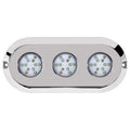 Underwater 180-Watt LED Lighting System Marine 316 Stainless Steel RGB Multi-Color I3890