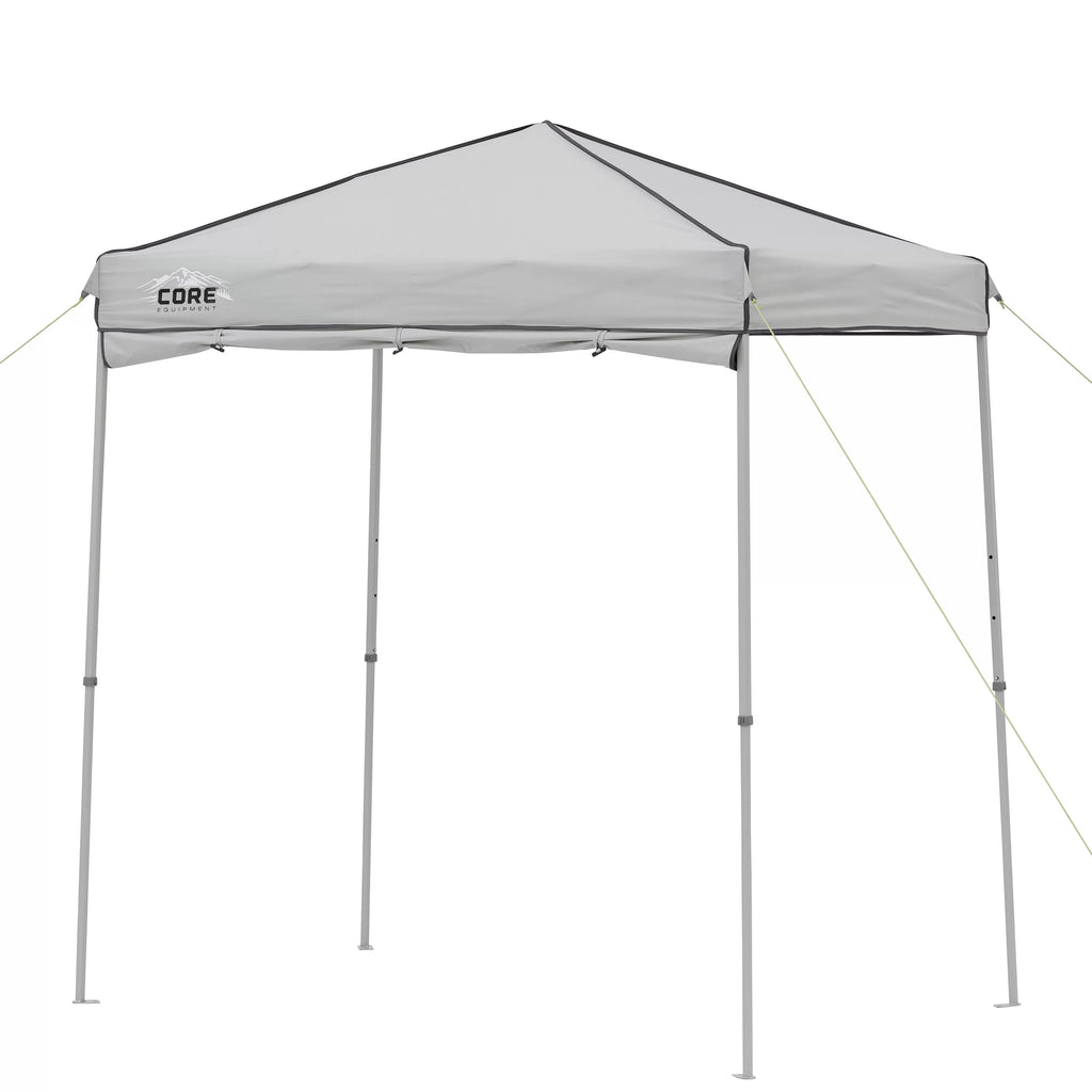6 x 4 Ft Pop Up Instant Tent Canopy with Half Sun Shade, Gray I39682