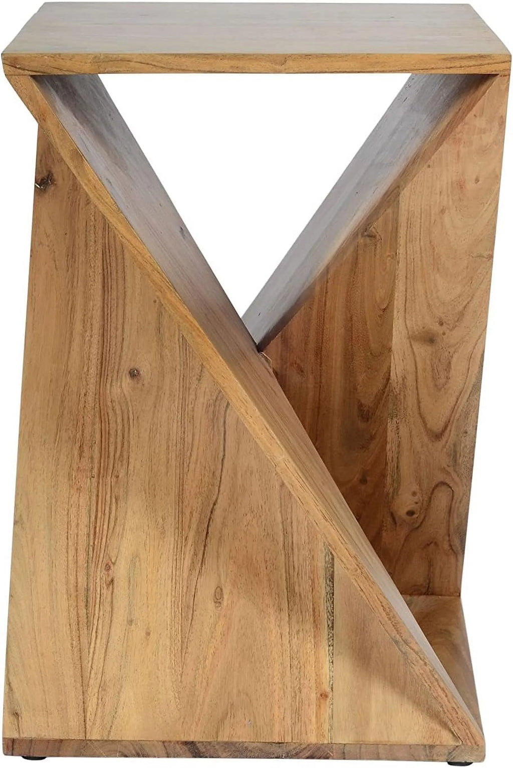 Solid Wood 24" Tall Modern Table Pre-Assembled N47298