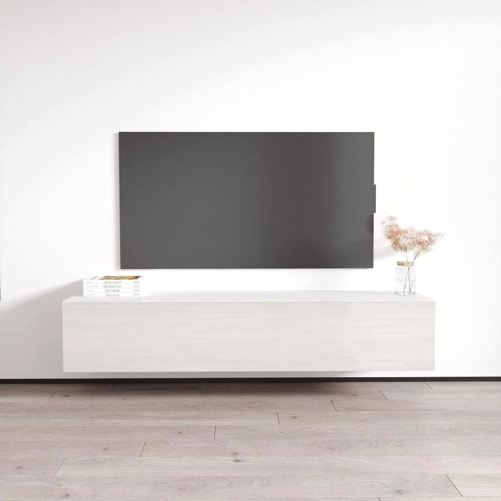 Wall Mounted TV Stand with Storage Cabinets W726