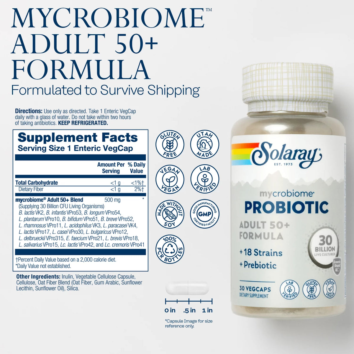 30 Billion CFU Probiotic VegCaps G31838