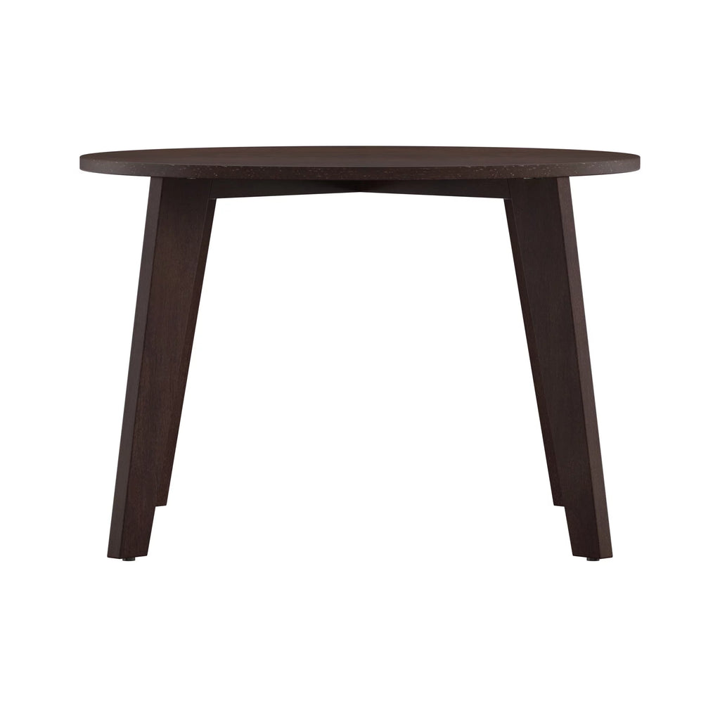 Dark Brown Round Dining Table Y462808