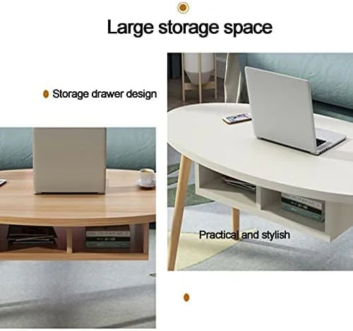 Blue Oval End Table C708896