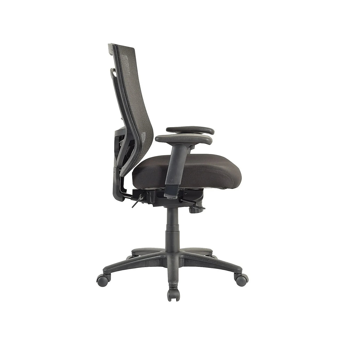 Black Mesh Back Fabric Task Chair V357