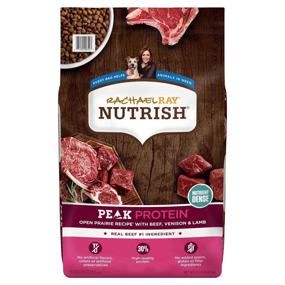 Natural Dry Dog Food with Beef V240