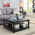 Black Wood Square Coffee Table G834288