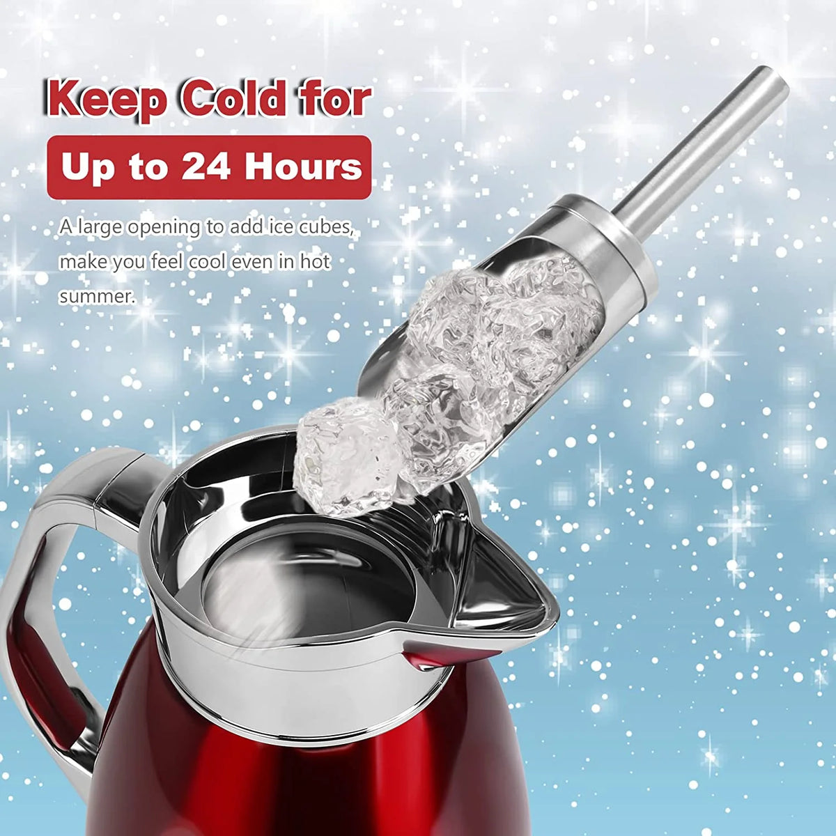 61oz Stainless Steel Insulated Thermal Coffee Carafe C3336