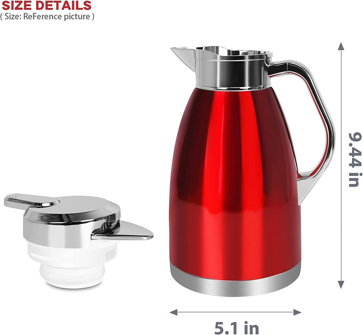 61oz Stainless Steel Insulated Thermal Coffee Carafe C3336
