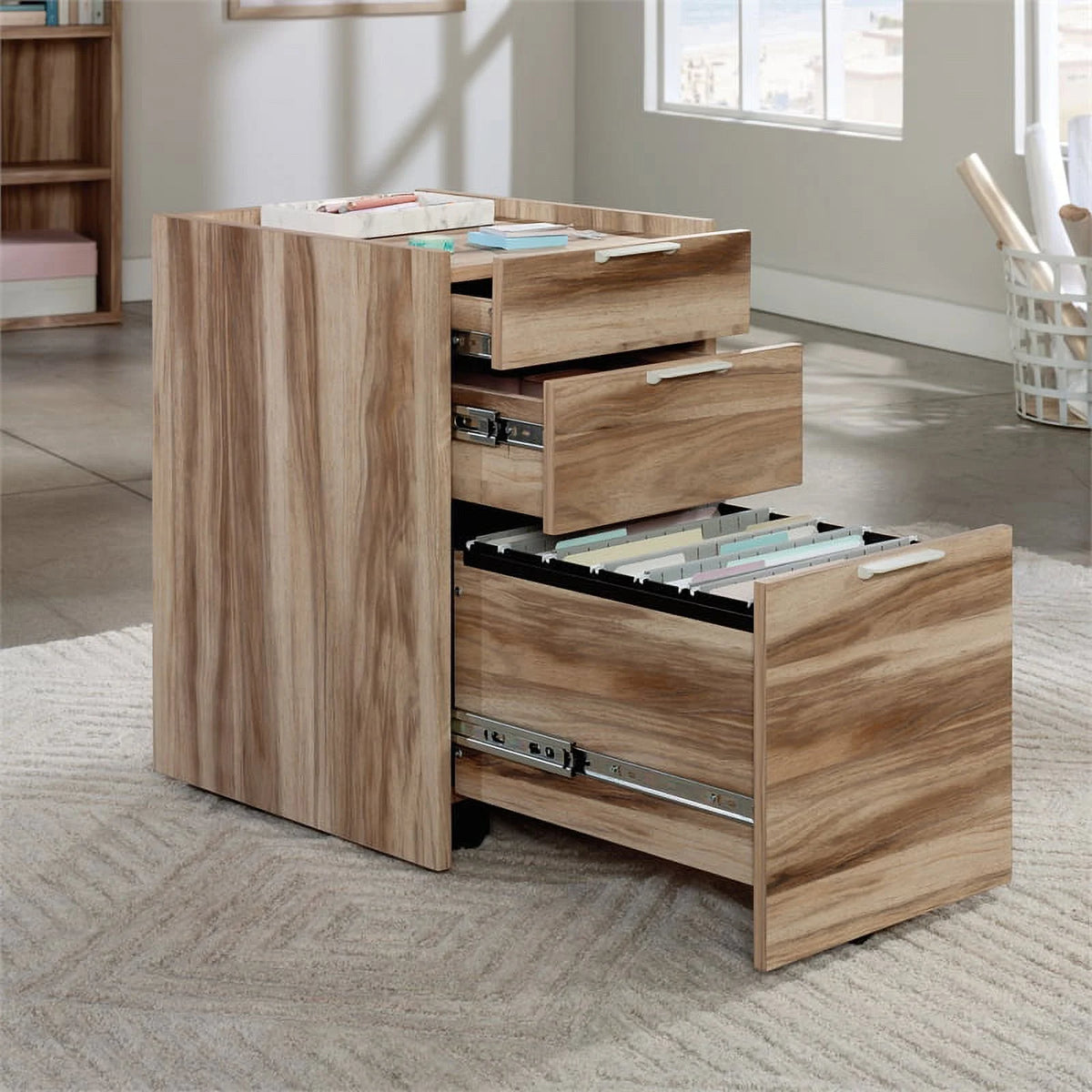 Engineered Wood Mobile Pedestal J68589