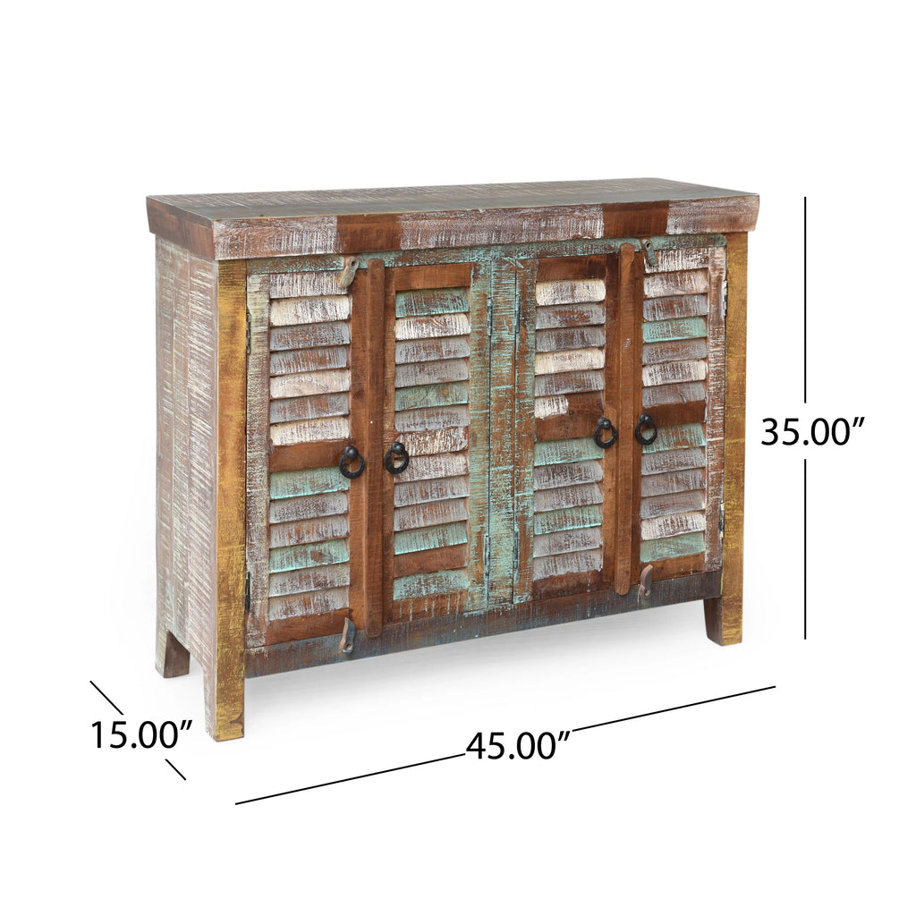 Recycled Wood Cabinet J4150