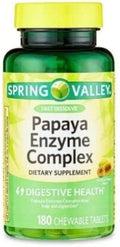 Papaya Enzyme Complex Tablets 180 Count I82144