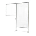 Clear Plastic Floor Panel Work Station Divider T75136