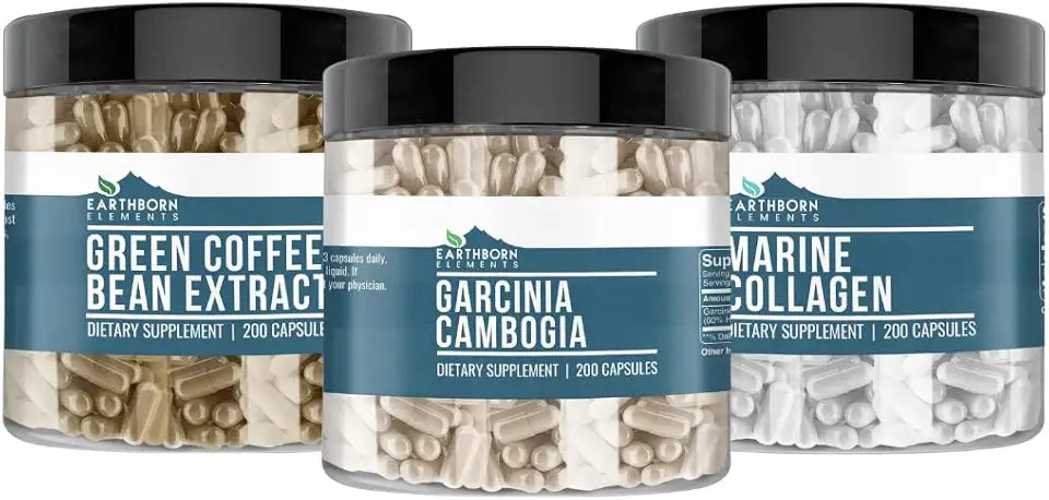 Garcinia Cambogia, Green Coffee Bean & Marine Collagen 200 Capsules S80045