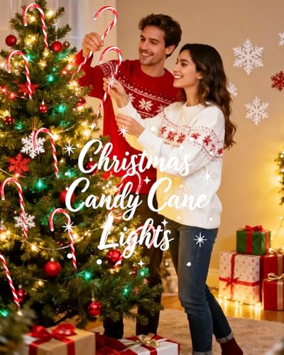 24 Pack 22" Solar Candy Cane Lights K57039