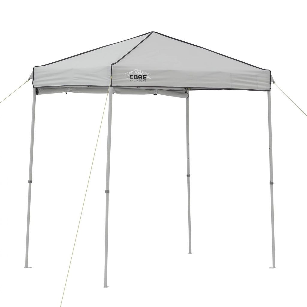 6 x 4 Ft Pop Up Instant Tent Canopy with Half Sun Shade, Gray I39682