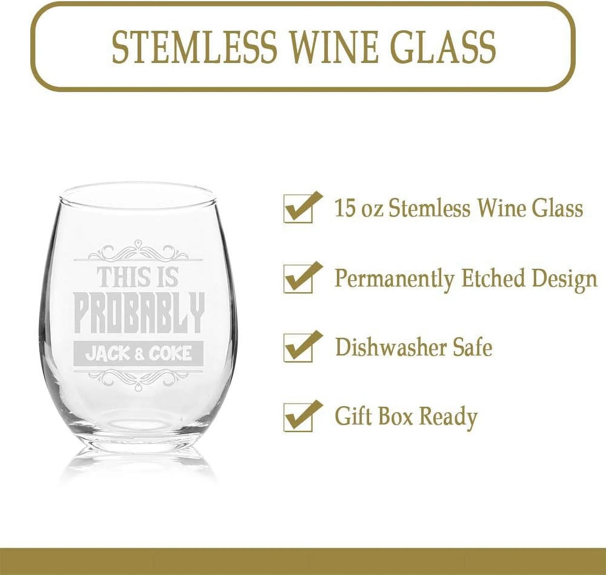 Stemless Wine Glass F90660