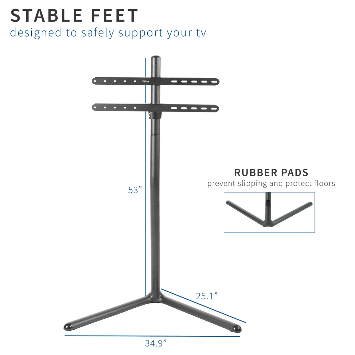 49" to 70" Screen TV Floor Stand H2473
