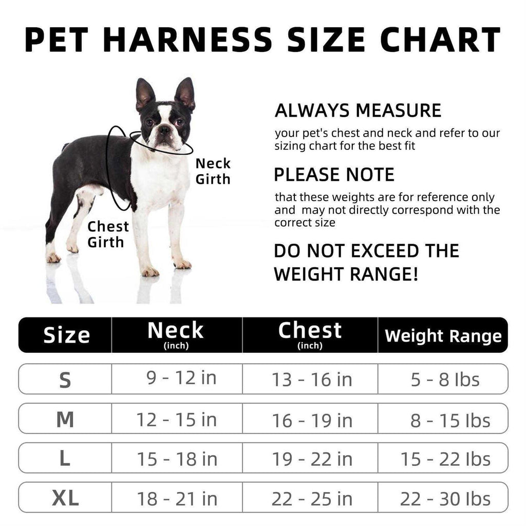 Adjustable Padded Reflective Dog Harness with 2 Leash Clips Z184