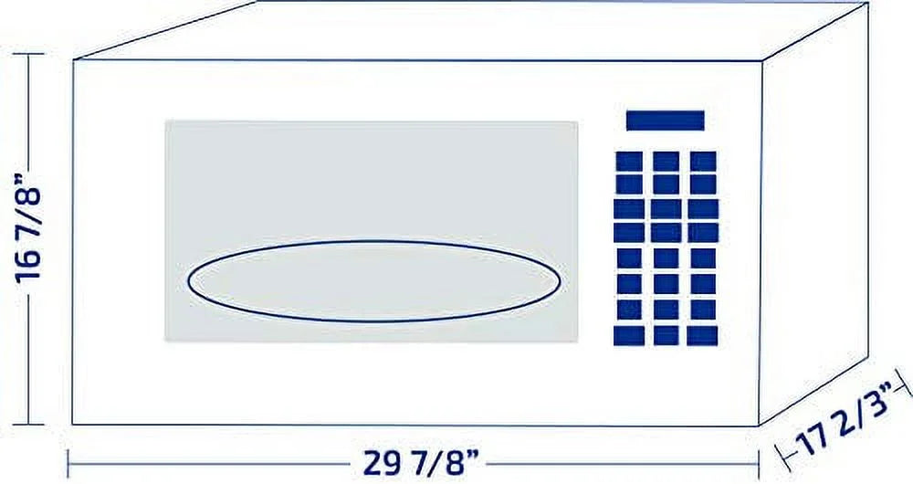 30" Over the Range Microwave 1.6 cu. ft. 1000 Watts White A18211