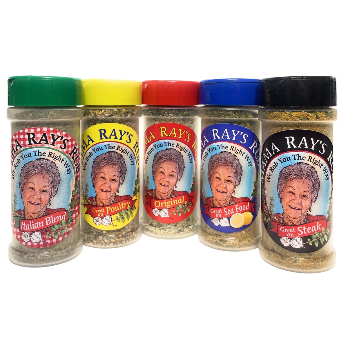 5 Variety Pack Seasoning 4oz Bottles T99244