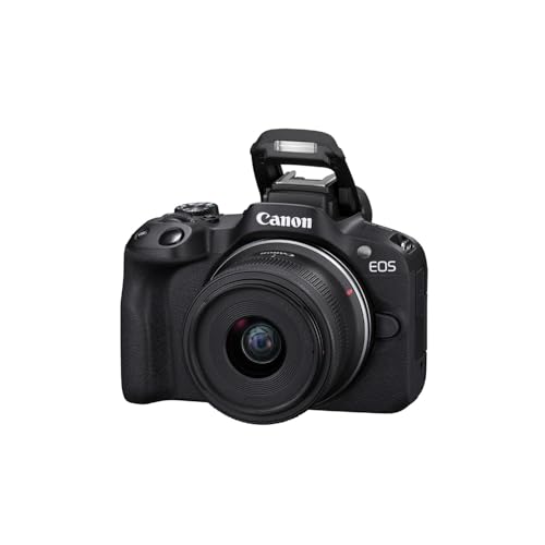 Black Mirrorless Camera and 18-45mm Lens with 128GB SD Card and Gadget Bag B493096