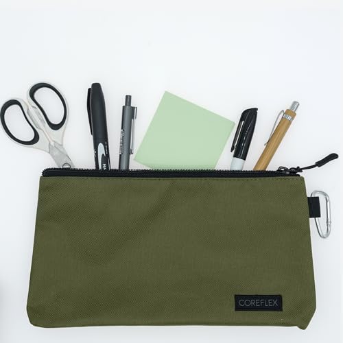 Heavy Duty Tool Pouch with YKK Zipper 6 Pack Large 12inch D793758