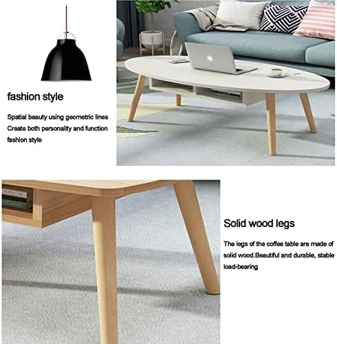 Blue Oval End Table C708896