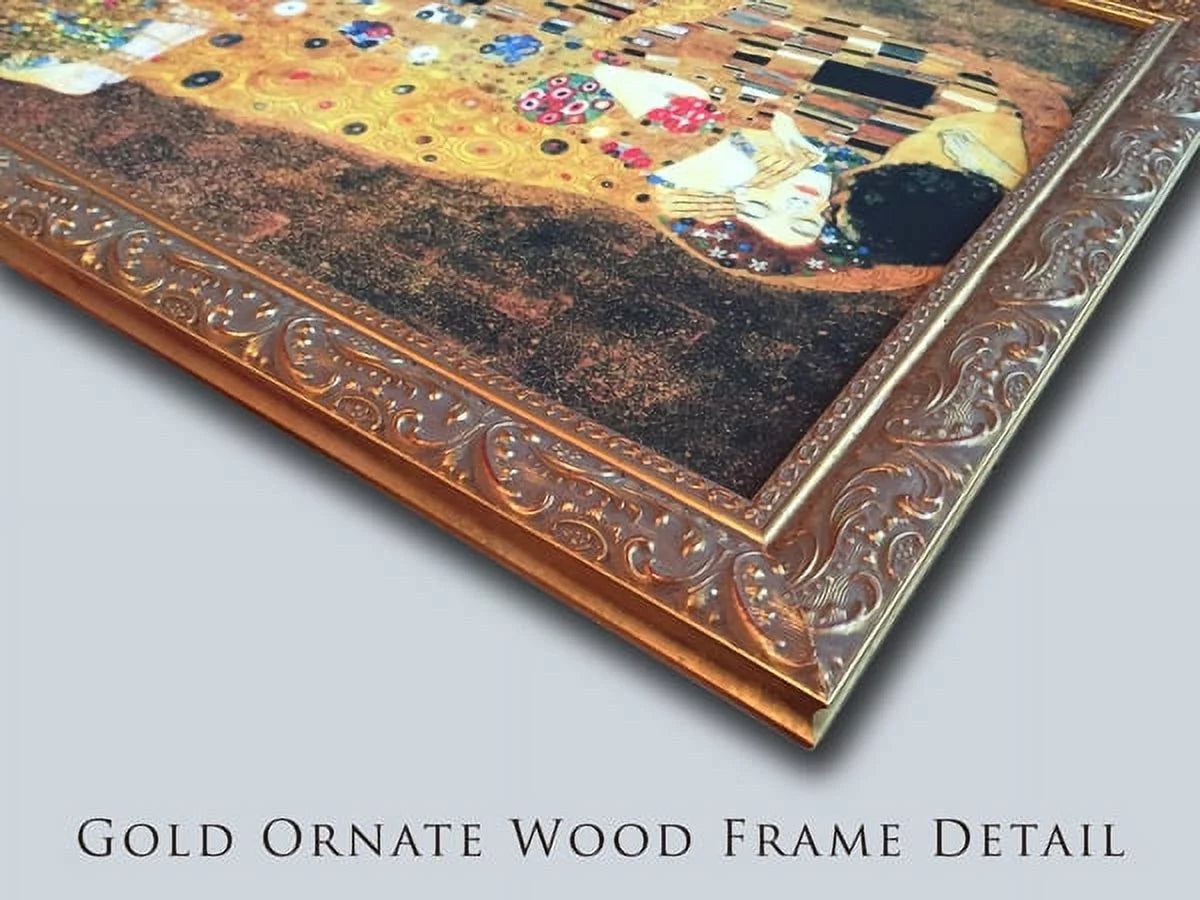 Gold Ornate Wood Framed Canvas Art 24x18 I50842