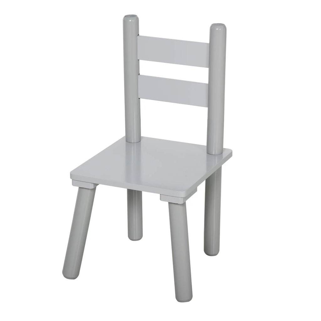 3-Piece Kids Wooden Table Chairs Set G513418