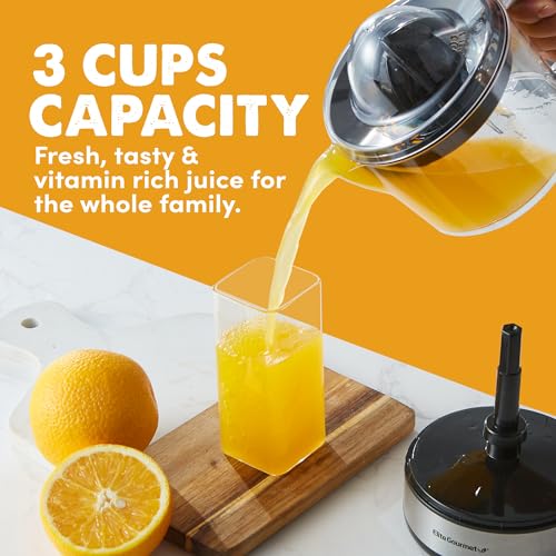 BPA-Free Electric Citrus Juicer 24oz Black/Stainless Steel T92216
