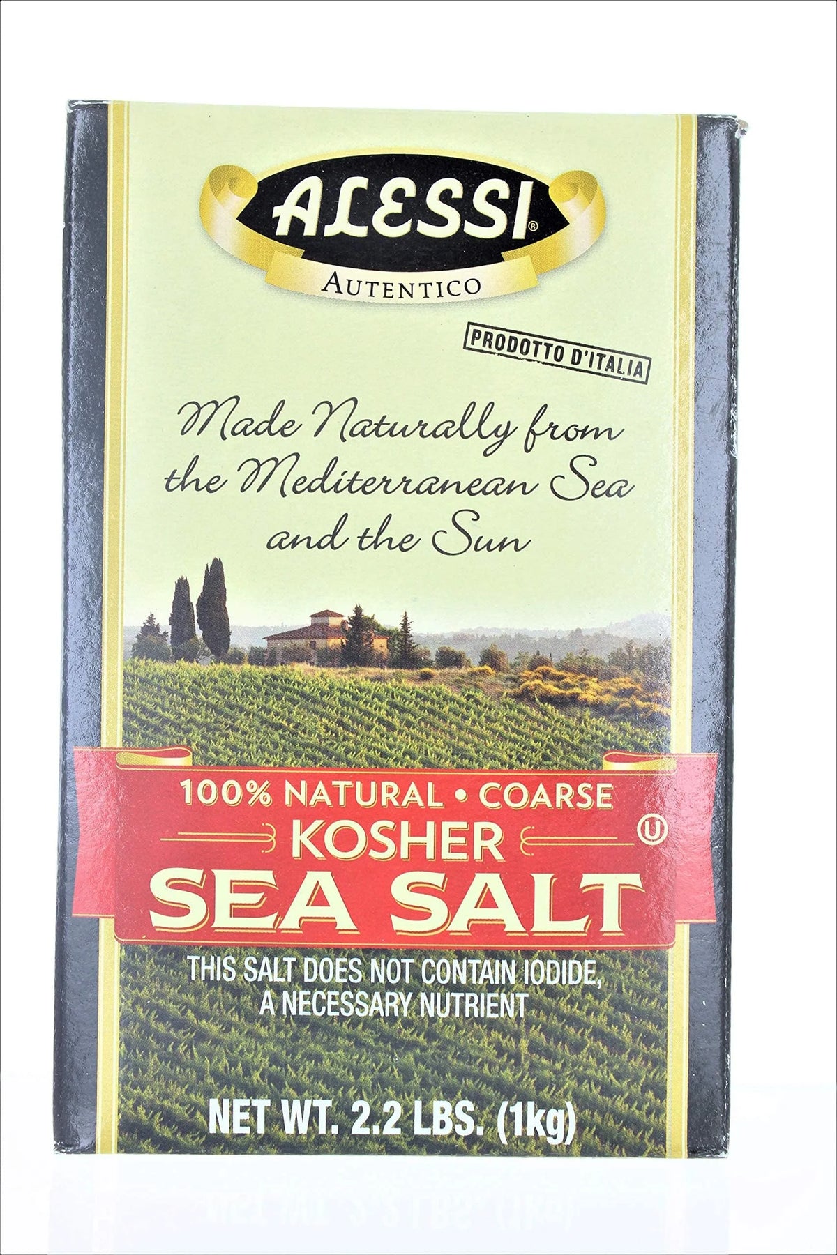 Sea Salt, 36.8 Ounces (Pack of 6) U666463
