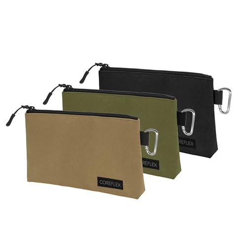 Heavy Duty Tool Pouch with YKK Zipper 6 Pack Large 12inch D793758