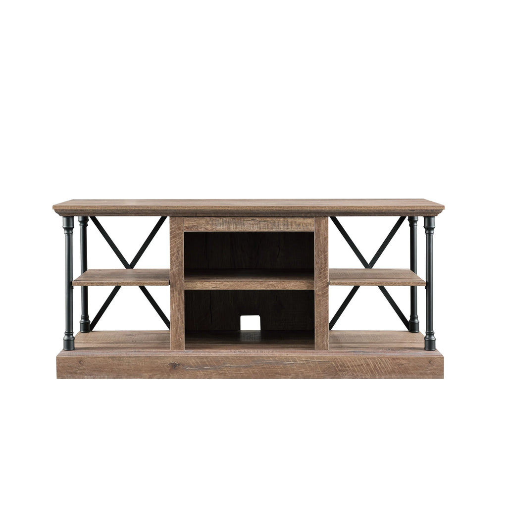 Media Console in Rough Sawn Birch Finish N231822