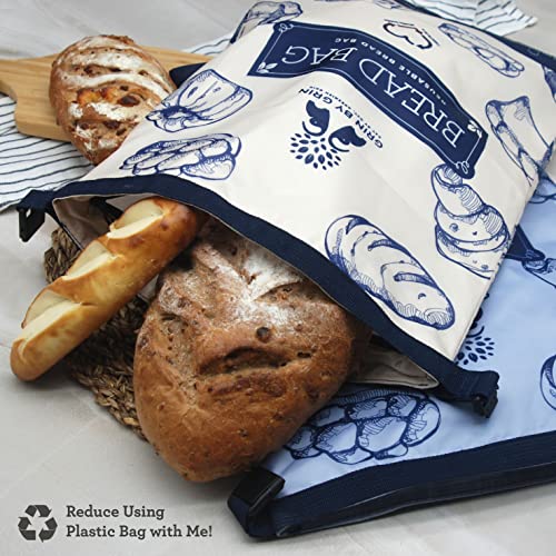 2 Packs Reusable Bread Bags Y6282