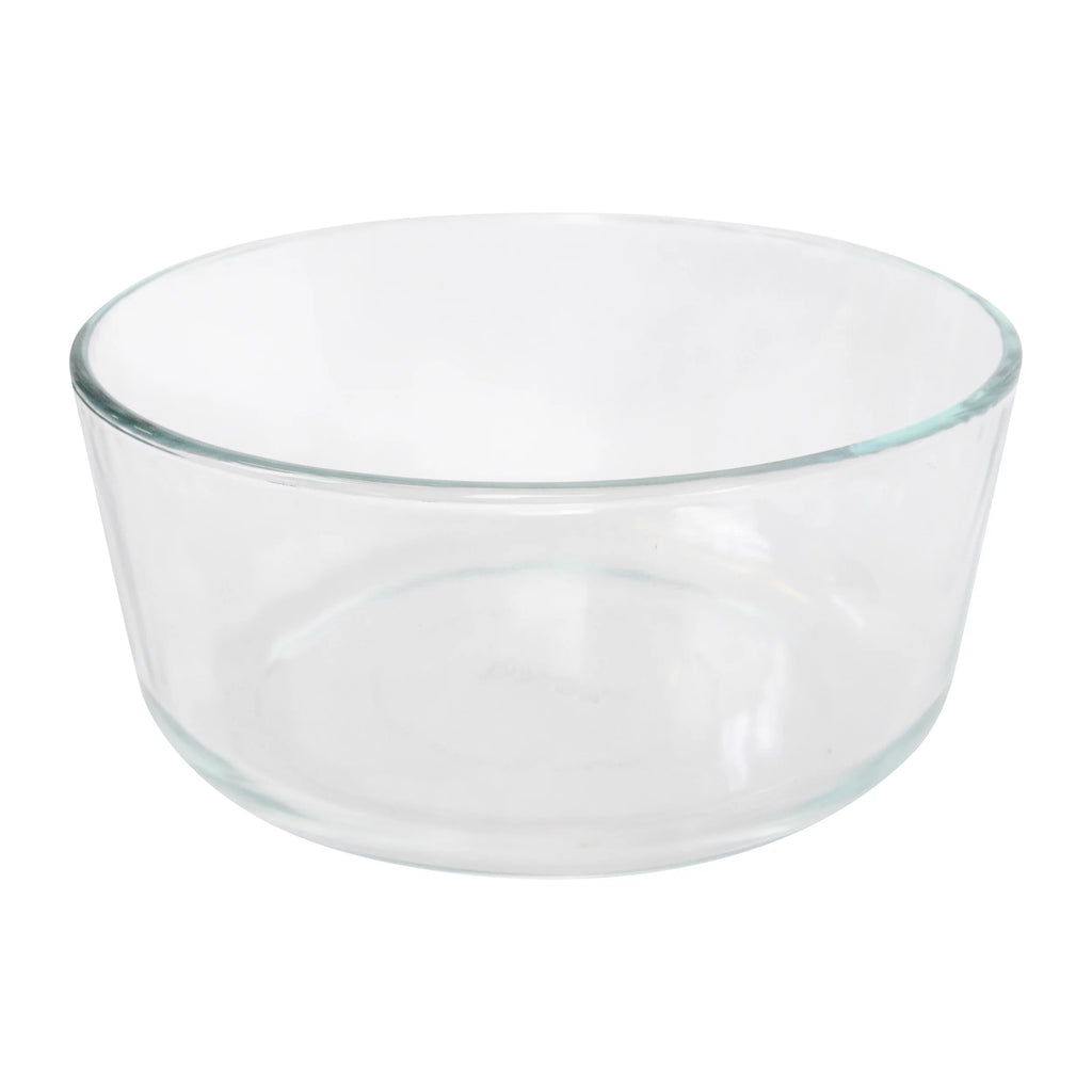 7-Cup Glass Bowl with Yellow Lid, 4 Pack I685