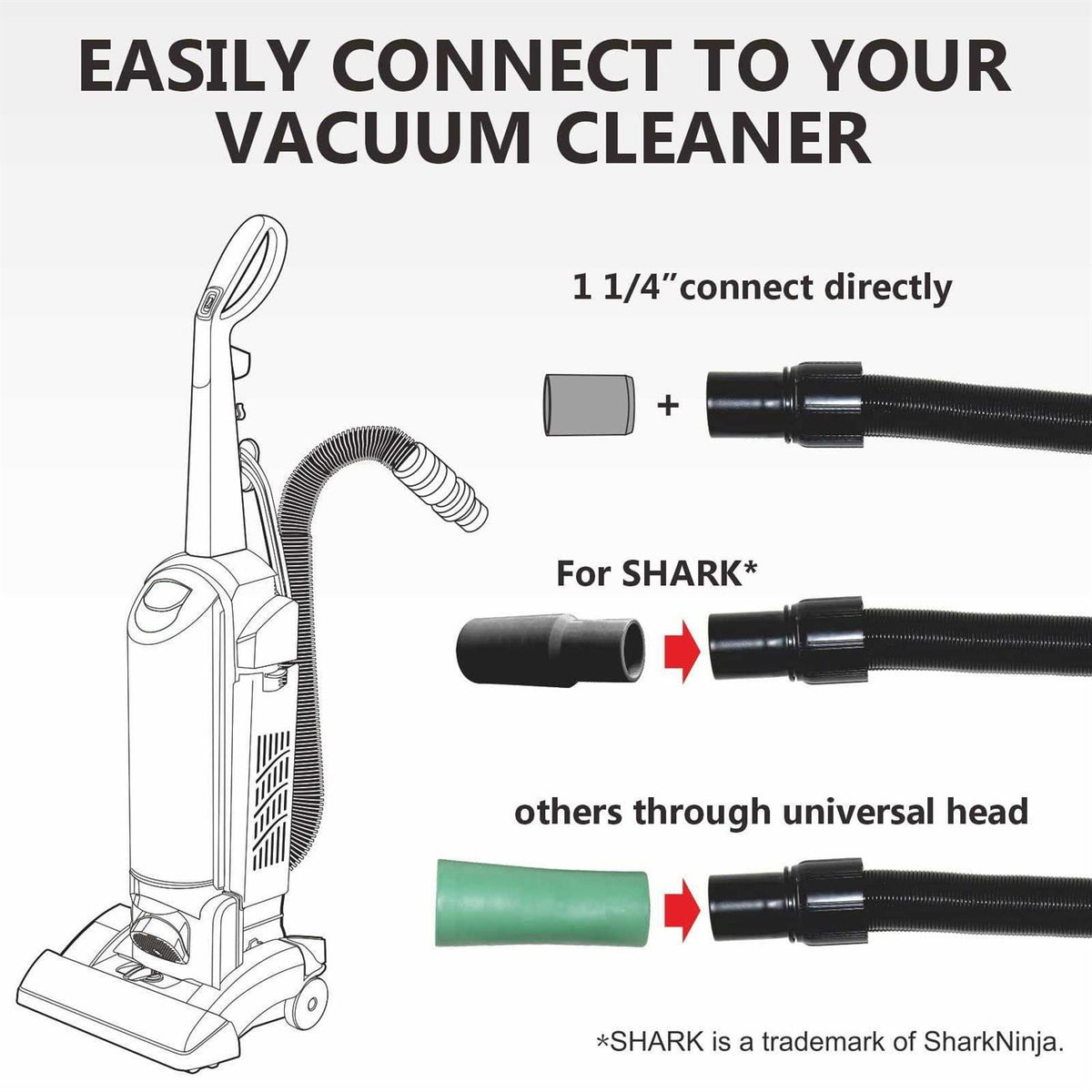Pet Hair Grooming Brush Comb Shedding Vacuum Attachment Tool J1021