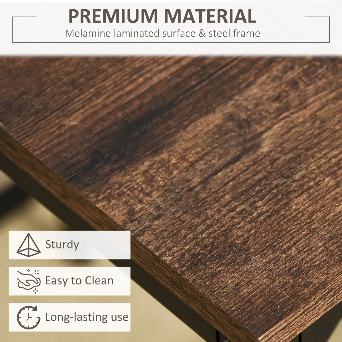 5-Piece Industrial Dining Table Set O84115