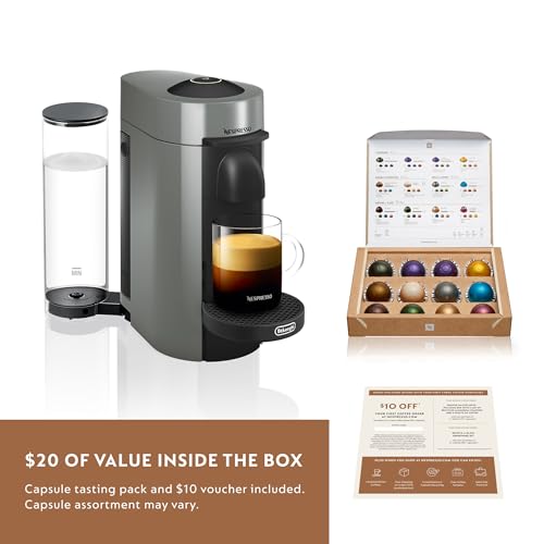 Grey Coffee and Espresso Maker with Milk Frother X432283