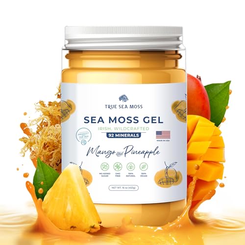 Wildcrafted Irish Sea Moss Gel Mango Pineapple S428347