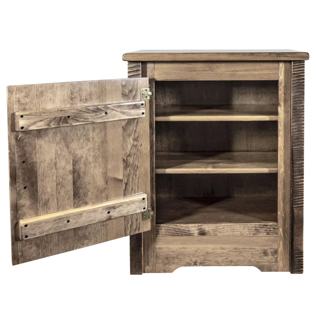 Accent Cabinet with Laser Engraved Elk Design P656