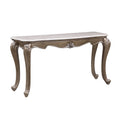 Sofa Table, Marble Top & Antique Bronze Finish S1770
