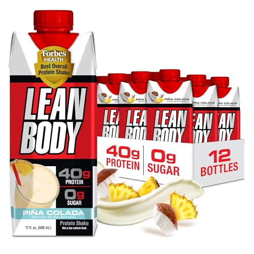 Strawberry Protein Shake, 40g Protein, 0 Sugar, 17 Ounce Pack of 12 I8739