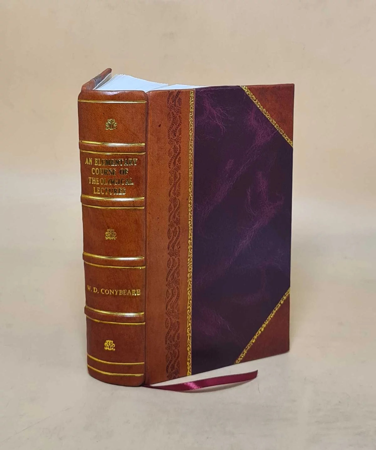 Theological Lectures in Three Parts Leather Bound G231